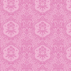 Luxury Damask Maximalist Flair Funky - lavender