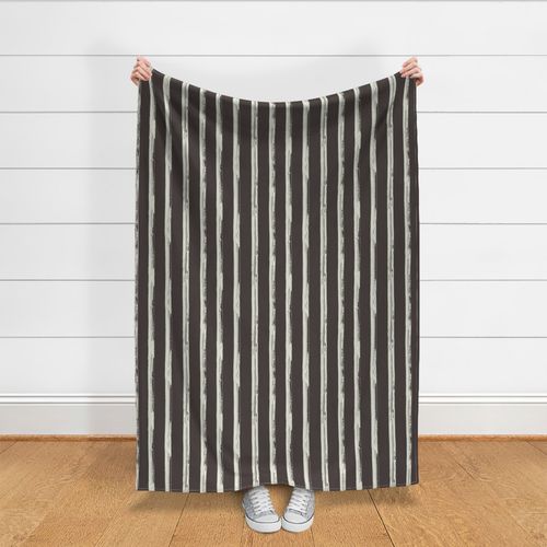 Brushy textured stripes// medium scale