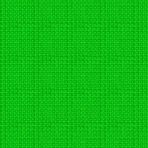 circle in a square - green - grid