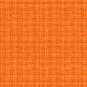 circle in a square - orange - grid