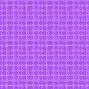 circle in a square - purple - grid