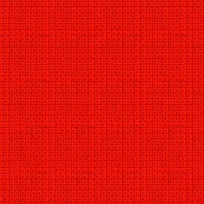 circle in a square - red - grid