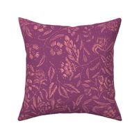 Stargazer Floral in Twilight Magenta