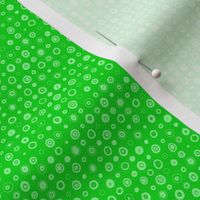 marbles - green - polkadot