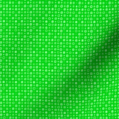 marbles - green - polkadot