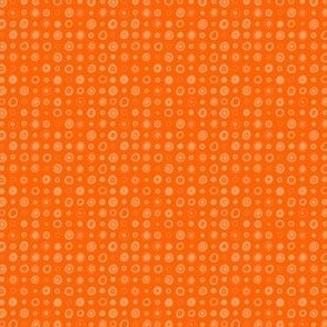 marbles - orange - polkadot