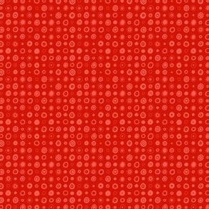 marbles - red - polkadot