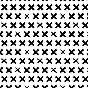 Black and White Crosses extra-small scale