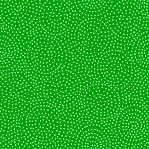 soda pop - green - swirly polkadots