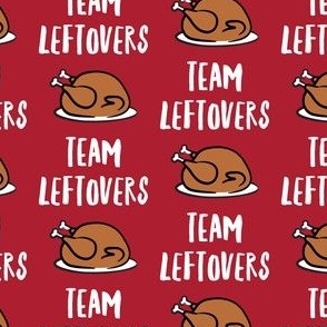 (large scale) Team Leftovers - maroon - cooked turkey - C22
