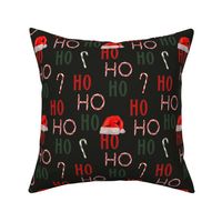 Ho Ho Ho / Charcoal Black