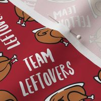 (large scale) team leftovers - red - tossed cooked turkey thanksgiving fall - LAD22
