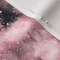 Marble Smoky Watercolor Rose Gold 