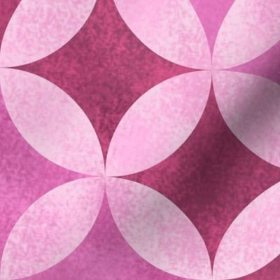 Batik Petals in Monochrome Pink