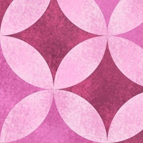 Batik Petals in Monochrome Pink