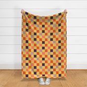 Retro arcade check - yellow, large scale