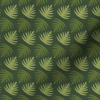 Palm Fronds in Light Green