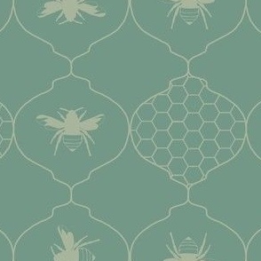 Luxe Bumble Bees in Sage