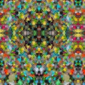 blurry bead splatter