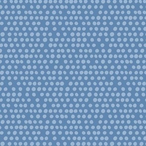 Dotted Stripe Coordinate 6x6 Blue