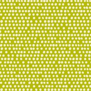 Dotted Stripe Coordinate 6x6 Chartreuse