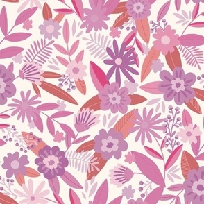 Floral Party - Peachy Pink