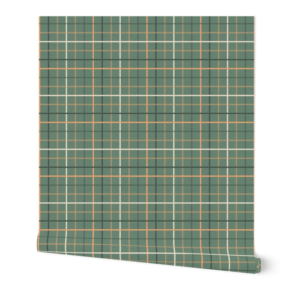 Green Christmas plaid