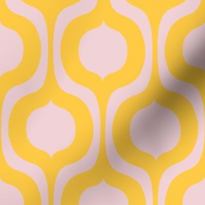 mod shapes yellow and blush