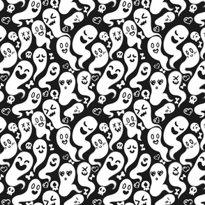Laughing Ghosts Black