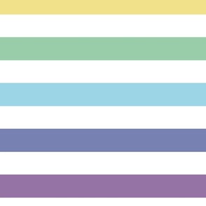 Rainbow Stripes Large