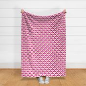 Tropical Simple Flowers Magenta - Large Scale