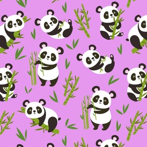 CORNICE PANDA ROSA 20x20 ANIMALS