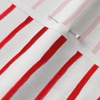 Red Watercolor Stripes
