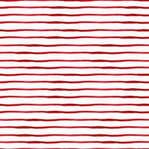 Red Stripe Fabric, Wallpaper and Home Decor