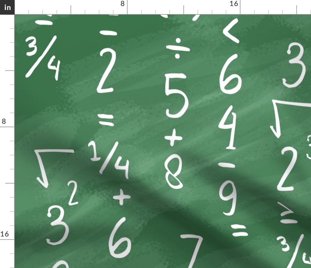 Mathematics Pattern Math Chalkboard - Large Scale