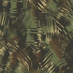 Contemporary Abstract Tiger Stripe Camouflage