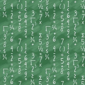 Mathematics Pattern Math Chalkboard - Small Scale