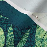 Emerald Green Jungle Botanicals (Large Scale)