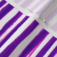  Purple and White Horizontal Watercolor Stripes
