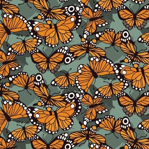 A Flutter of Monarchs