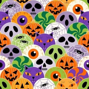 Cute Halloween in Bright Classic Color Palette
