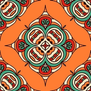 Tangerine Dream 2 Colors of Africa Mandalas