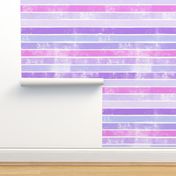 distressed stacked stripes horizontal - purples 