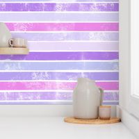 distressed stacked stripes horizontal - purples 