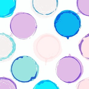 Ice Cream Dots Blue Purple