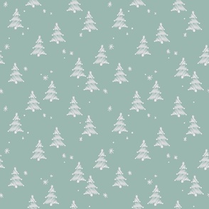 Mint Green Christmas Trees