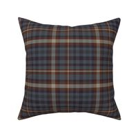 Plaid - Medium - Blue and Brown