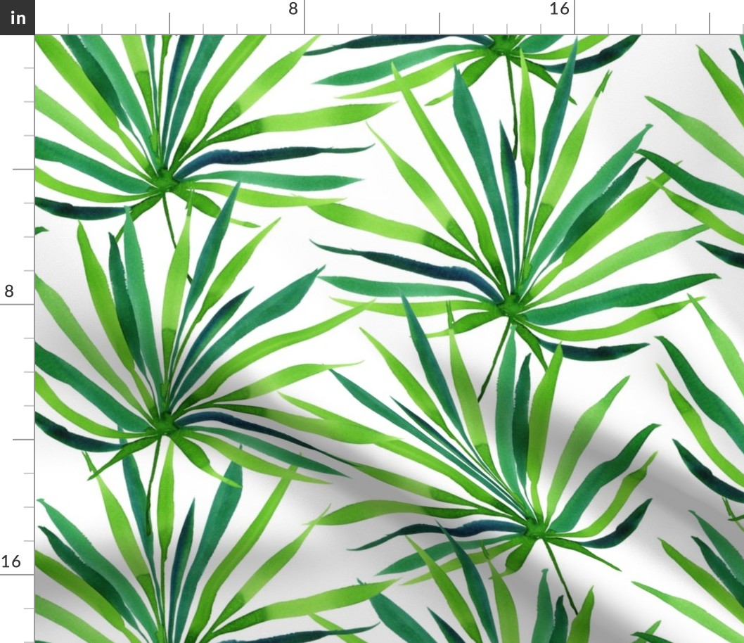 Palm leaf stripes