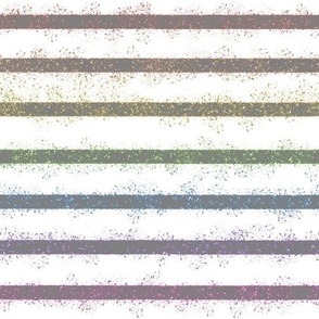 rainbow splatter stripes grey