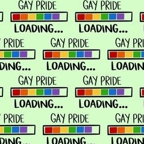 Gay Pride Loading Green